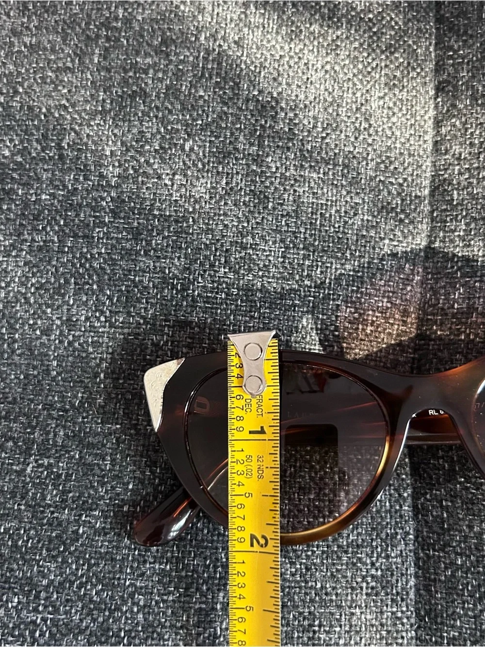 Tortoiseshell Cat-Eye Sunglasses with Silver Accents - Vintage Ralph Lauren